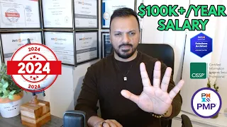 Top 5 IT Certifications That Guarantee $100,000+ Salary in 2024!