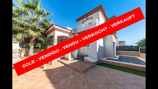 SOLD! / ¡VENDIDO! 170.000€- Quad property for sale in la marina Spain - Private Pool-Ref: 5005