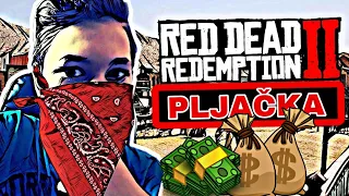 PLJACKA BANKE I JURI NAS MILICIJA💰 - Red Dead Redemption 2