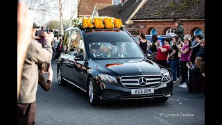 Keith Flint of The Prodigy's Funeral 29th March 2019