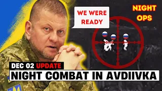 NIGHT COMBAT! Russians Attacked Avdiivka at Night | Ukrainian SNIPERS & Cluster Rounds Were Ready!