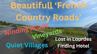 Motorbike Tour of France & The Pyrenees 2023, Part 1of 4