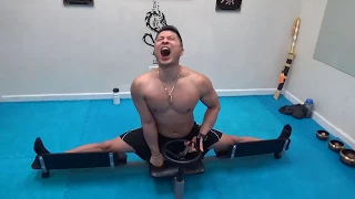 Intense Martial Arts Middle Split Challenge