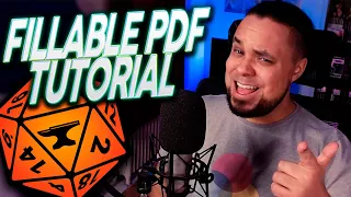 Foundry VTT and FILLABLE PDFs are now a reality! - Foundry VTT PDF importing tutorial 2023