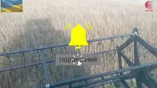 Нарізка з молотіння сої. Молочу сою на городах Комбайном John Deere 1032