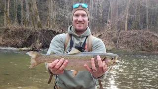 Trout Fishing the Clear Creek River in OHIO!