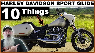 HARLEY DAVIDSON SPORT GLIDE! 10 Things |  Specs & Exhaust