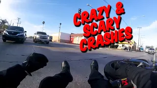 CLOSE CALLS & NASTY CRASHES | BIKERS IN TROUBLE!