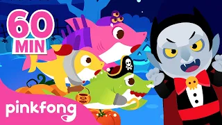 Scary Halloween Monsters are Here! Go Away Monsters! | Halloween Songs | Pinkfong Baby Shark