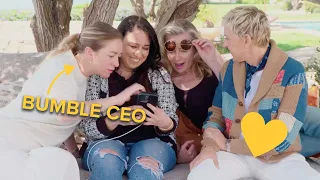 Ellen Sets Up a Dating Profile for Claudia with Bumble's CEO