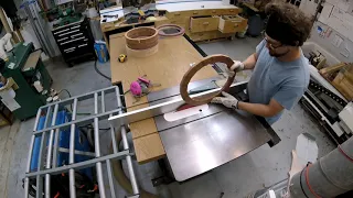 making a segmented snare drum and matching segmented hoops