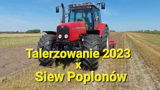 🔥TALERZOWANIE x SIEW POPLONÓW🔥 Agro Bracia🔥 Prace pożniwne 2023