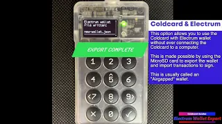 7 How to setup COLDCARD with Electrum