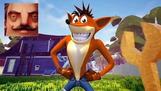 Crash Bandicoot Hello Neighbor - New Neighbor Crash Bandicoot Final History Gameplay Walkthrough