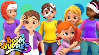 Five Little Mommies Jumping On The Bed | Nursery Rhymes and Kids Songs with Boom Buddies