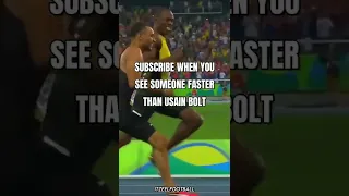 Subscribe when you see someone faster than Usain Bolt🥶