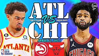 Chicago Bulls vs. Atlanta Hawks Full Game Highlights | PLAY-IN 2023-2024