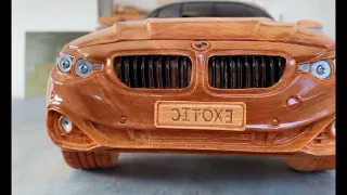 BMW 420i Convertibles Woodworking Art#woodcarving #woodworking #bmw420i