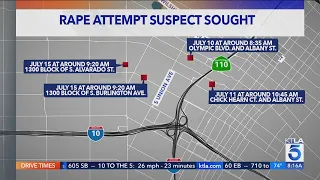 Search underway for man linked to six separate assaults in Los Angeles area