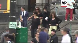 Funeral of Sopranos star James Gandolfini held in New York