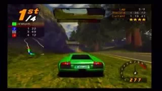 Need For Speed: Hot Pursuit 2 (PS2) - Lamborghini Murciélago NFS Edition vs. Police