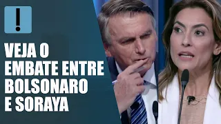 "A senhora gosta de cargos, deitar e rolar", diz Jair Bolsonaro para Soraya Thronicke