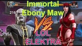 Эбони Мо Vs Электра из ЛЛ !)| Ebony Maw Vs Elektra | Marvel