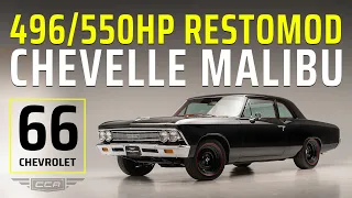 1966 Chevrolet Chevelle Malibu | 496ci/550hp Stroker V8 5-Speed Restomod (UPGRADES GALORE)