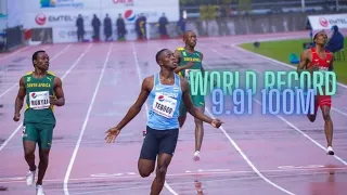 Letsile Tebogo Runs A CRAZY WR 9.91 100m! | World Athletics U20 Championships 2022