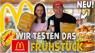 Wir TESTEN das NEUE MCDONALDS FRÜHSTÜCK!😋🥐 *saftige Auswahl* | kobexmone