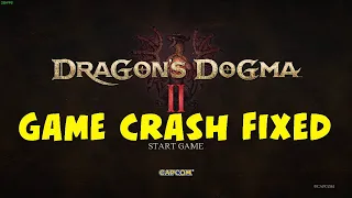 Dragon's Dogma 2 Crashing on Startup Fixed - Black Screen Problem Fixed - Fatal D3D error