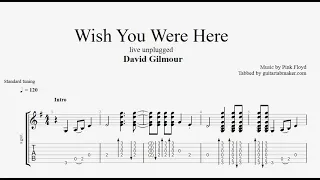 David Gilmour - Wish You Were Here intro solo backing track - acoustic rhythm guitar chords