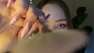 asmr visualizations, mouth sounds, hand movements + personal attention