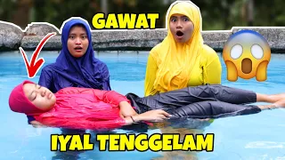 GAWAT IYAL TENGGELAM DI KOLAM RENANG | CHIKAKU FAMILY