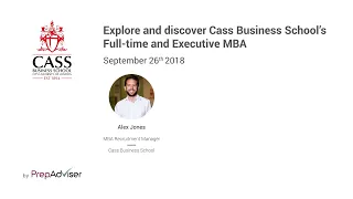 Explore and Discover Cass Business School's MBAs