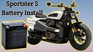 How To Install Battery on the Harley Sportster S