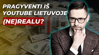 Kiek $ uždirbau 2023 metais iš Youtube?