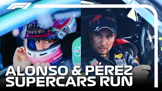 Fernando Alonso And Sergio Perez's Australian Supercars Run! | 2022 Australian Grand Prix