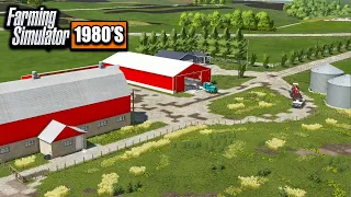 1980'S AMERICAN FARM- STARTING A DAIRY FARM! (1980'S ROLEPLAY)