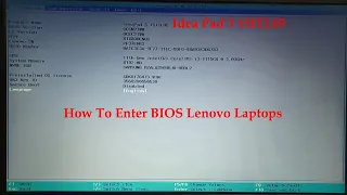 How to enter BIOS Lenovo laptops | How to enter the BIOS lenovo laptops easy way