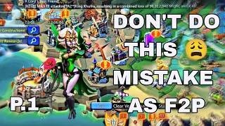 DON'T DO THESE MISTAKES WHILE PLAYING LORD'S MOBILE|LORD'S MOBILE MISTAKE MUST AVOID AS F2P