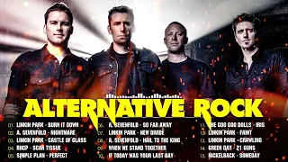 Linkin Park 💥 Coldplay  💥 RHCP 💥Nickelback 💥 Simple Plan🔥 Best Alternative Rock 2 Hours Non-stop