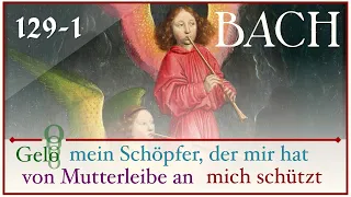 Bach - Gelobet sei der Herr, mein Gott (BWV 129/1) - Animation
