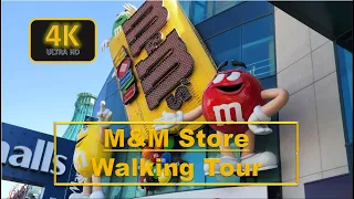 M&M Store Las Vegas Walking Tour [4K Ultra HD] 60fps