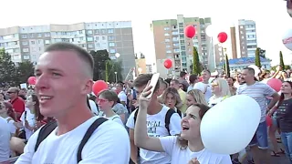 Митинг в городе Мозырь 2020 13