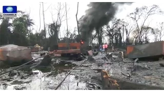 Navy's Air Patrol Uncovers Illegal Refineries In Niger Delta -- 06/09/15