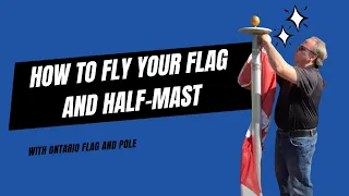 How to fly your flag at half-mast