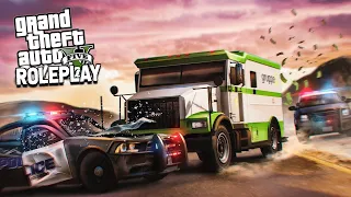 KILLING COPS WITH AN ARMORED TRUCK - GTA RP