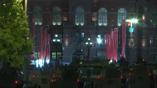 Russian army holds rehearsal for Victory Day parade in Moscow