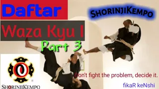 Shorinji Kempo Waza (Techniques) | Kyu I - Part (3/3)